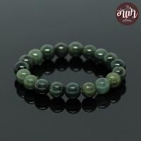 ราคา อาเป่า หินหยกพม่าแท้ 100 โทนเข้ม Jade ขนาด 10 มิล คัดหิน เจ้าแห่งหินมีค่า กำไลหินสี กำไลหินนำโชค หินหยก หยกเขียว หินสีเขียว หินมงคล (1038468023)