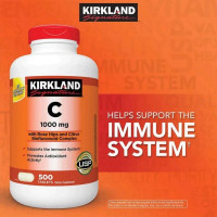 ราคา Kirkland VitaminC 1000 mg 500 Tablets วิตามินซี เคิร์กแลนด์ 500 เม็ด Exp 05 2028 (25318594728)