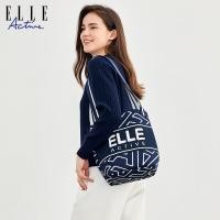 ราคา ELLE Active กระเป๋าถือสะพายไหล่แบบถัก ELLE Active ความจุขนาดใหญ่ กระเป๋าถือแบบ Tote ดีไซน์เก๋ไก๋สำหรับผู้หญิงและผู้ชาย (24888361997)