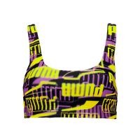 ราคา PUMA ชุดว่ายน้ำผู้หญิง เสื้อว่ายน้ำท่อนบน SWIM WOMEN PRINTED SCOOP NECK TOP 701229910 (21608851614)
