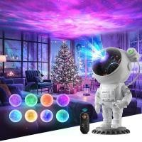 ราคา Astronaut Projector Galaxy Starry Sky Galaxy Projector with Nebula Timer and Remote Control Star Lamp for Bedroom and Ceiling Projector White (24129807298)