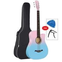 ราคา กีต้าร์ 38 นิ้ว กีต้าร์โปร่ง กีต้าร์โปร่ง มือใหม่ฝึกกีต้าร์ หลากสี ให้เลือก (25666311771)