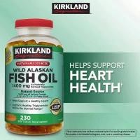 ราคา Kirkland Wild Alaskan Fish Oil 1400 mg 230 เม็ด (24777325220)