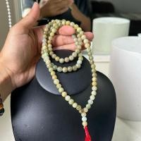 ราคา สร้อยประคำหยก หยกแท้ หยกพม่า หยกสีน้ำผึ้ง ประคำ108 ประคำสวดมนต์ ขนาด 7 8mm RS 8 2K YL (24747149269)