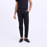 ราคา Khaki Bros คาคิบรอส Chino Pants Super Black Tapered Fit กางเกงชิโน่ขายาว ทรง Tapered Fit KM25B001 (25188958037)