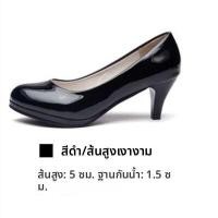 ราคา รองเท้าส้นสูงหนังแท้สำหรับผู้หญิง สวมใส่สบาย ทรงหัวมน สำหรับใส่ทำงาน ทรงหัวมน รองเท้าส้นแบน รองเท้าแฟชั่นแบบสวมสบาย (23103002789)