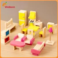 ราคา Lahemia เฟอร์นิเจอร์บ้านตุ๊กตาไม้ขนาดเล็ก26ชิ้นห้องนั่งเล่นสมจริงของในห้องน้ำของเล่นเฟอร์นิเจอร์บ้านตุ๊กตา (25358362429)