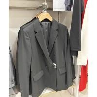 ราคา UNIQLO ของแท้ใหม่เสื้อสูทตัวนอกสำหรับผู้หญิงสูททำงานธุรกิจสีเทาชุดทำงานแบบกรม465473ใหม่24ชิ้น (23027855544)