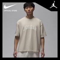 ราคา Jordan Mens Flight Essentials Tee Lt Orewood Brn จอร์แดน เสื้อยืด ผู้ชาย Flight Essentials สี Lt Orewood Brn (24753268005)