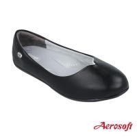 ราคา Aerosoft แอโร่ซอฟ รองเท้าคัชชูเพื่อสุขภาพ รุ่น Arch support หนุนอุ้งเท้า CW308 รองเท้าคัชชูสีดำ (23751544096)