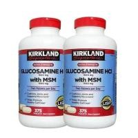 ราคา Kirkland Signature Glucosamine HCI 1500mg with MSM 375 เม็ด กระดูกอ่อน และเพิ่มความยืดหยุ่นของข้อต่อ (24968035577)