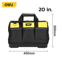 ราคา Deli กระเป๋าเครื่องมือช่าง กระเป๋าเครื่องมือ กระเป๋าใส่เครื่องมือช่าง กระเป๋าช่าง อเนกประสงค์ กันน้ำ กระเป๋าใส่เครื่องมือ Tool Bag (25269748824)