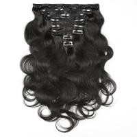 ราคา Body Wave Full Head Brazilian Machine Remy Clip in Hair Extensions Human Hair 100 Real Natural Hairpiece Clips On 8Pcs Set 8 26 Inch 120G (24476647799)