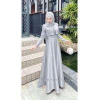 ราคา ชุดเดรสออกงาน เดรสยาว ชุดมุสลิม รุ่นอินชา เดรสอิสลามสำหรับผู้หญิงใส่ออกงาน ชุดใส่นิกะห์ เดรสใส่งานแต่ง ชุดใส่รายอ (23405399440)