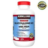 ราคา Kirkland signature Glucosamine HCI 1500mg with MSM อาหารเสริม วิตามินบำรุงกระดูก 375 Tablets (24967984679)