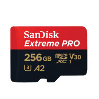 ราคา SanDisk Extreme Pro microSDXC SQXCD 256GB V30 U3 C10 A2 UHS I 200MB s R 140MB s W 4x6 SD adaptor Lifetime Limited ME6 000958 (21389511161)