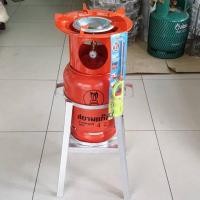 ราคา ถังแก๊สปิคนิค 4 กก ครบชุด พร้อมหัวเตา บังลมในตัว และขาตั้ง ยี่ห้อ สยามแก๊ส ไม่รวมแก๊ส สามารถนำไปเติมแก๊ส แล้วใช้งานได้เลย ฟรี ปืนจุด (9011403459)