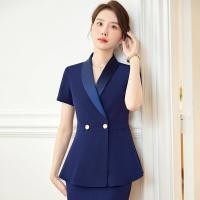 ราคา ชุดสูทแขนสั้นแฟชั่นสำหรับใส่ทำงานฤดูร้อน (25066894213)