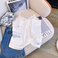 ราคา เสื้อกั๊กผู้หญิงไซส์ใหญ่ คอวี แขนกุด ลูกไม้ สีพื้น ชุดทำงาน ฤดูร้อน 2025 สำหรับผู้หญิงไซส์ใหญ่ ทรงหลวม แขนกุด (24517616944)