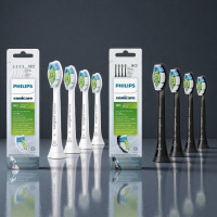 ราคา Official Authentic Genuine W2 Pro Results Toothbrush Heads Compatible with Philips Sonicare Electric Toothbrush 4 8 pack HX6064 White Black (25112041204)
