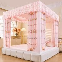 ราคา มุ้งกันยุง รุ่นใหม่2025 มุ้งครอบผู้ใหญ่ ทรงใหม่ ลายสวย ผ้ามุ้งพร้อมเสาสแตลเลสและม่านมุ้ง กันแสง4ด้าน 5ฟุต6ฟุต6 6ฟุต (24193720722)