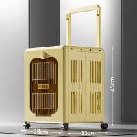 ราคา กรงถือแมว กล่องใส่สัตว์เลี้ยง กรงเดินทาง สำหรับสุนัขและแมว กล่องเดินทางสัตว์เลี้ยง ล็กพกพาง่า พับได้ (25297137446)