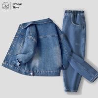 ราคา Patt Mom ชุดเด็ก 2 ชิ้น เสื้อแจ็คเก็ตยีนส์ กางเกงยีนส์ เด็กผู้ชาย เท่ๆ แฟชั่น ทรงหลวม สไตล์เกาหลี ยอดนิยม T NZWT MXNZ (24499090977)