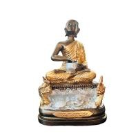 ราคา พระอุปคุต แร่เหล็กน้ำพี้ หน้าตัก 5 นิ้ว ฐาน 7 นิ้ว สูง 9 นิ้ว (21404439713)