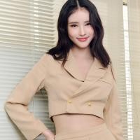 ราคา FLAT2112 FF0852 ELLE WOODS CROPPED BLAZER เสื้อครอป เสื้อแขนยาว เลื้อคลุม เบลเซอร์ ชุดทำงาน ชุดออกงาน (24361292083)