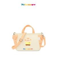 ราคา Louis Montini Nyan Nyan Family กระเป๋า Tote ถุงผ้าช้อปปิ้ง ผ้าแคนวาส พร้อมสายสะพายข้าง NEKO CVR004 (24661455794)