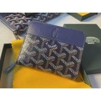ราคา Goyard กระเป๋าสตางค์ฟันสุนัขสายเดี่ยวหนังแท้รูปตัวอักษร Y Dompet Koin สั้นมีกระเป๋าสตางค์มีซิป (24569312868)
