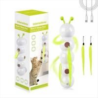 ราคา CaterpillarCat ToyInteractive Smart Cat Toy Automatic Kitten Toys for Bored Cats for All Ages Indoor Cat (25365909803)