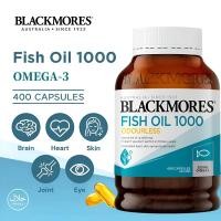 ราคา Blackmores แบลคมอร์ส ฟิช ออย 1000 มก 400 แคปซูล แ (24838254723)