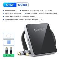 ราคา M 2 ORICO 2230 2242 SSD NVMe มี PD 100W สำหรับ iPhone 16 15 Pro USB C 3 2 Gen 2 10Gbps Tf ช่อง SD M Key B M คีย์สำหรับ MacBook iPad โปร Mate60 HUAWE Samsung Galaxy S24 (25320873839)
