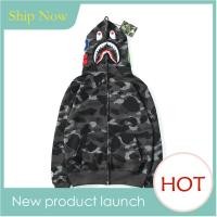 ราคา G MN ญี่ปุ่นเจ้าแบรนด์ bape ฉลามคลาสสิก hoodie ชายและหญิงคาร์ดิแกน Camo เสื้อกันหนาว XS 5XL (25012021540)