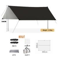 ราคา Misty Crewley ฟลายชีท ฟลายชีทพร้อมเสา ผ้าคลุมเต้นท์ ผ้าคลุมเต้นท์ สำหรับกันฝน กันแดด เต้นท์แคมปิ้ง fly sheet 3x4m 3x4m 3x6m (24764468453)