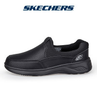 ราคา Skechers สเก็ตเชอร์ส รองเท้าผู้ชาย Men Spring and Autumn Leisure Sports Walking Shoes Non slip Soft Sole Shoes 253721 BBK Air Cooled Arch Fit Classic Fit (22546719798)