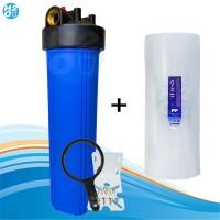 ราคา เครื่องกรองน้ำ เครื่องกรองน้ำใช้ 1 ขั้นตอน Big Blue ขนาด 10 20 นิ้ว bigblue บิ๊กบลู รูน้ำเข้าออก 1 นิ้ว เกลียวทองเหลือง (25306644597)