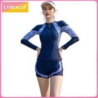 ราคา LYSEACIA ฤดูร้อนกางเกงว่ายน้ำพิมพ์ลาย2ชิ้นลายดอกไม้บุนวมแขนสั้น กางเกงขาสั้นสองชั้นชุดว่ายน้ำเล่นกีฬามีซิปชุดว่ายน้ำเล่นเซิร์ฟสำหรับผู้หญิงชุดชายหาดที่สวยงาม M XXXL (18723708888)