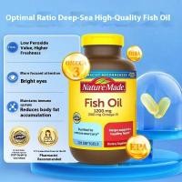 ราคา Nature Made Fish Oil 1200 mg 220 Softgels Nature Made ฟิชออยล์ 220 เม็ด Exp 11 2027 (25115784064)