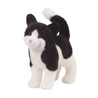 ราคา ตุ๊กตานิ่ม แบรนด์ ดักลาส Douglas ตุ๊กตาแมวสีขาวดำ สกู๊ตเตอร์ Scooter Black White Cat ขนาดสูง 12 นิ้ว (5323138373)