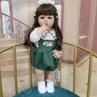 ราคา ตุ๊กตาซิลิโคน เด็กทารก ขนาด 55 ซม ของเล่นอาบน้ำเหมือนจริง ตุ๊กตา Reborn แบบจำลอง Bionic ตุ๊กตา ผ้าฝ้าย สำหรับเด็ก (24696321971)