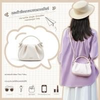 ราคา Somay กระเป๋าสะพายไหล่สตรีสำหรับฤดูหนาว สีขาว (25179590177)