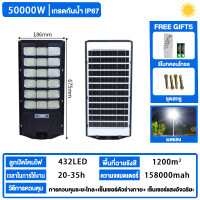 ราคา การประกัน 30ปี ไฟโซล่าเซลล์ 50000W Solar Light LED ไฟถนนโซล่าเซลล์ ไฟสปอตไลท์ IP67กันน้ำ ควบคุมแสงอัจฉริยะ (24209326219)