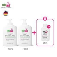 ราคา เซ็ต 5 ชิ้น SEBAMED LIQUID FACE BODY WASH 400ML X2ชิ้น ฟรี EVERYDAY SHAMPOO 20ML X3 ชิ้น (25544880215)