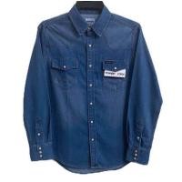 ราคา Wrangler เสื้อเชิ้ตยีนส์ผู้ชาย สียีนส์ฟอกเท่ๆ cotton100 ผ้านิ่ม ใส่สบาย ทรงregular ของแท้ ราคาป้าย 2990 บาท (24654610315)