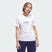 ราคา adidas ไลฟ์สไตล์ เสื้อยืดพิมพ์ลายดอกไม้ Elements Radiate ผู้หญิง สีขาว JI9432 (24397764715)