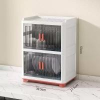 ราคา Ecoo Mall ที่คว่ำจานรุ่นใหม่ล่าสุดมีฝาปิด กันฝุ่นกันแมลง ขนาดหลายขนาด ใหญ่ กลาง มีถาดรองน้ำดึงด้านหน้า เก็บจานแก้ว พลาสติก แบบชั้น1 2ปิด (25317781541)