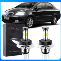 ราคา สำหรับ HONDA CITY 2003 2004 2005 2006 ไฟหน้ารถด้านหน้าหลอดไฟ T12 6000K ชุดหลอดไฟ LED เปลี่ยนหลอดฮาโลเจนสีขาว 1 คู่ ชุดปลั๊กและเล่น (24058631732)