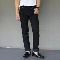 ราคา Golden Zebra Jeans กางเกงยีนส์ชาย Size28 40 ขากระบอกเล็กผ้ายืดสีดำ (715566861)